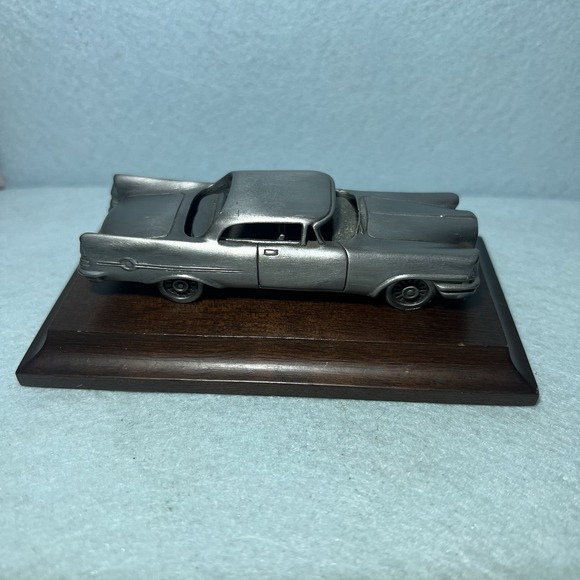 1957 CHRYSLER 300C" + Base Vintage 1984 Avon Pewter Car Collectibles - Picture 10 of 16